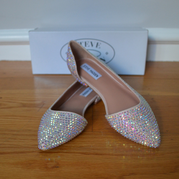 STEVE MADDEN Rhinestone Embellished Flats - Picture 4 of 8